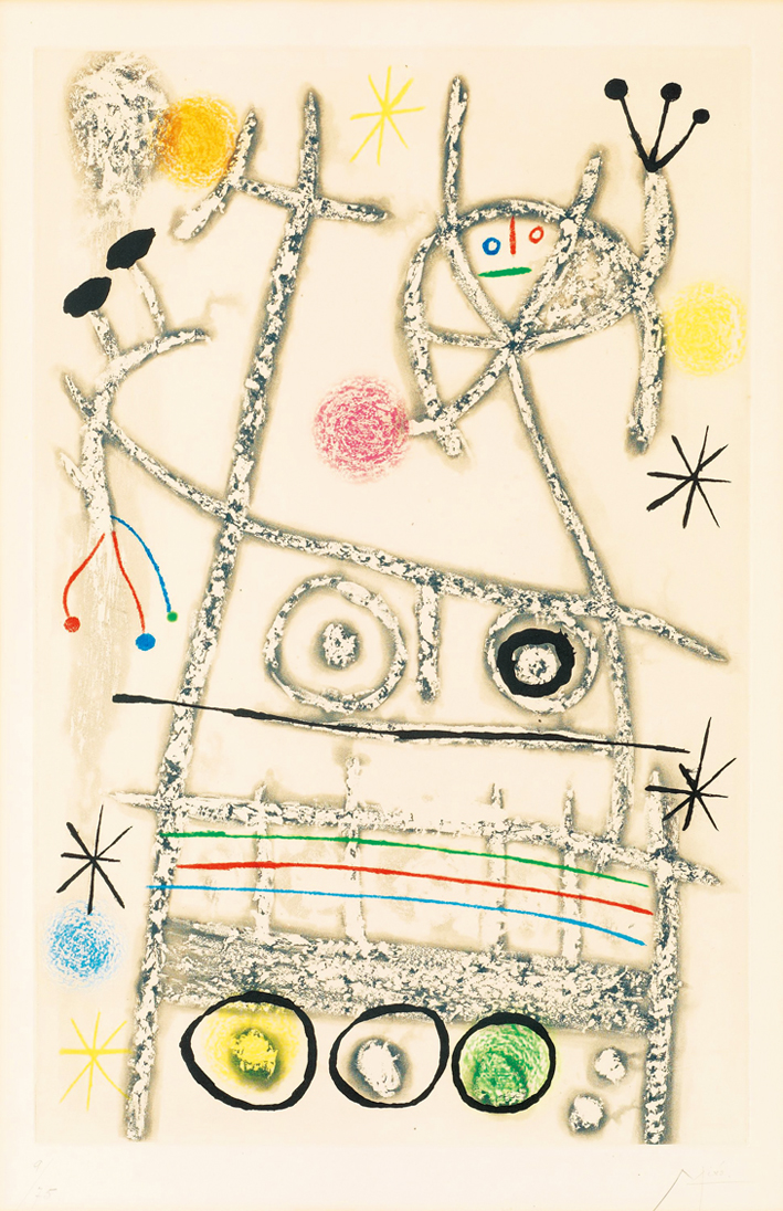  胡安·米罗 Joan Miró ——森林（灰色）